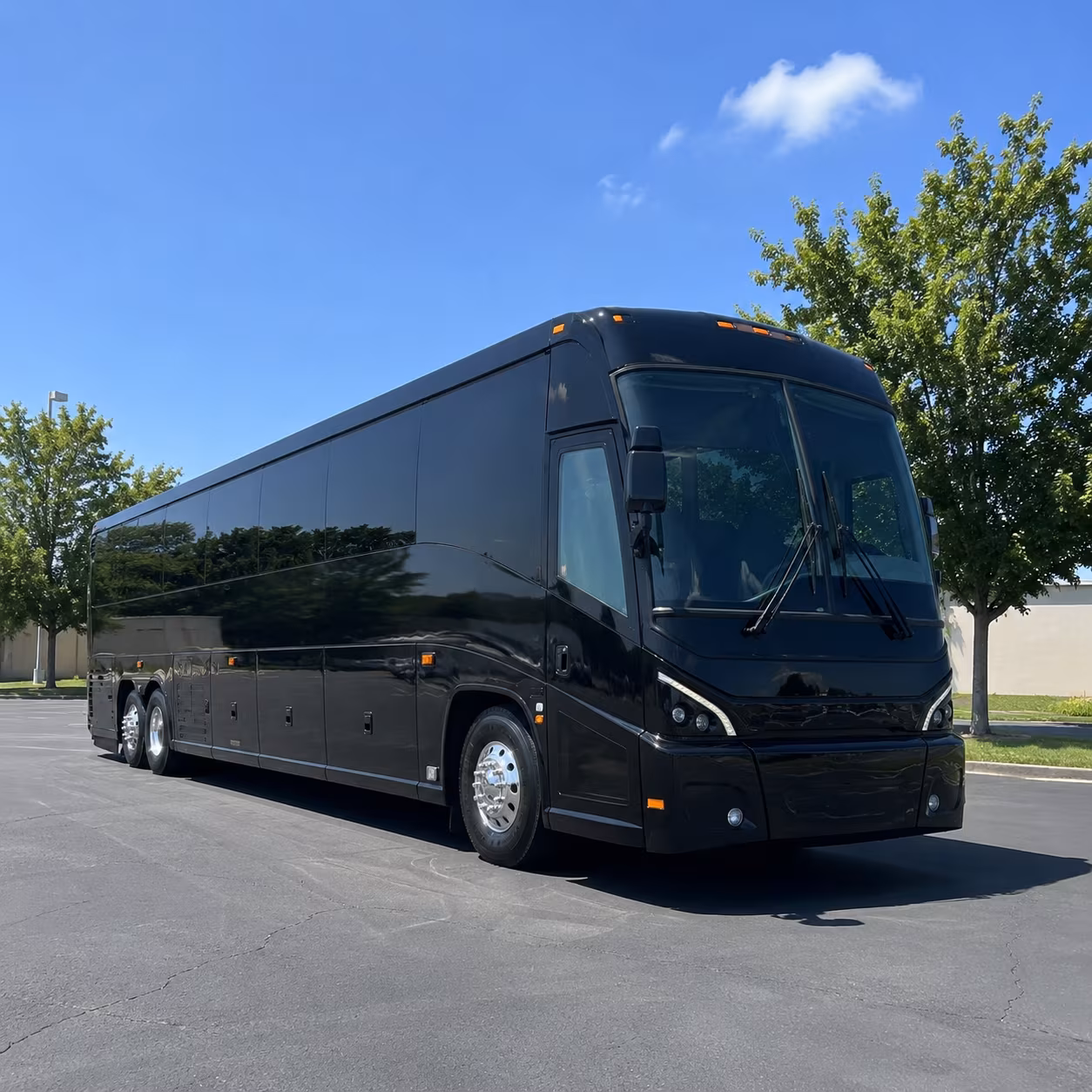 sterling heights 56 passenger charter bus