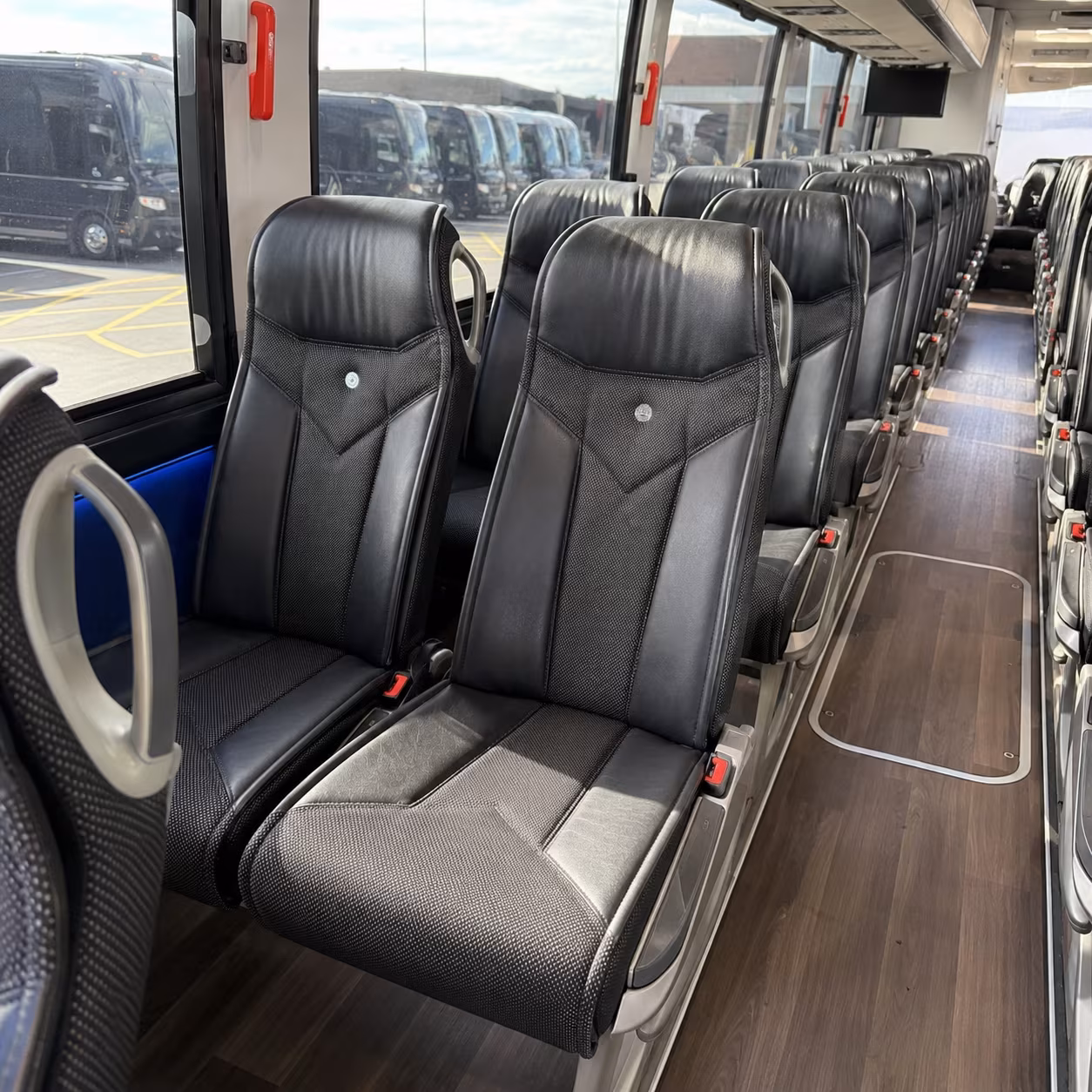 sterling heights charter bus interior