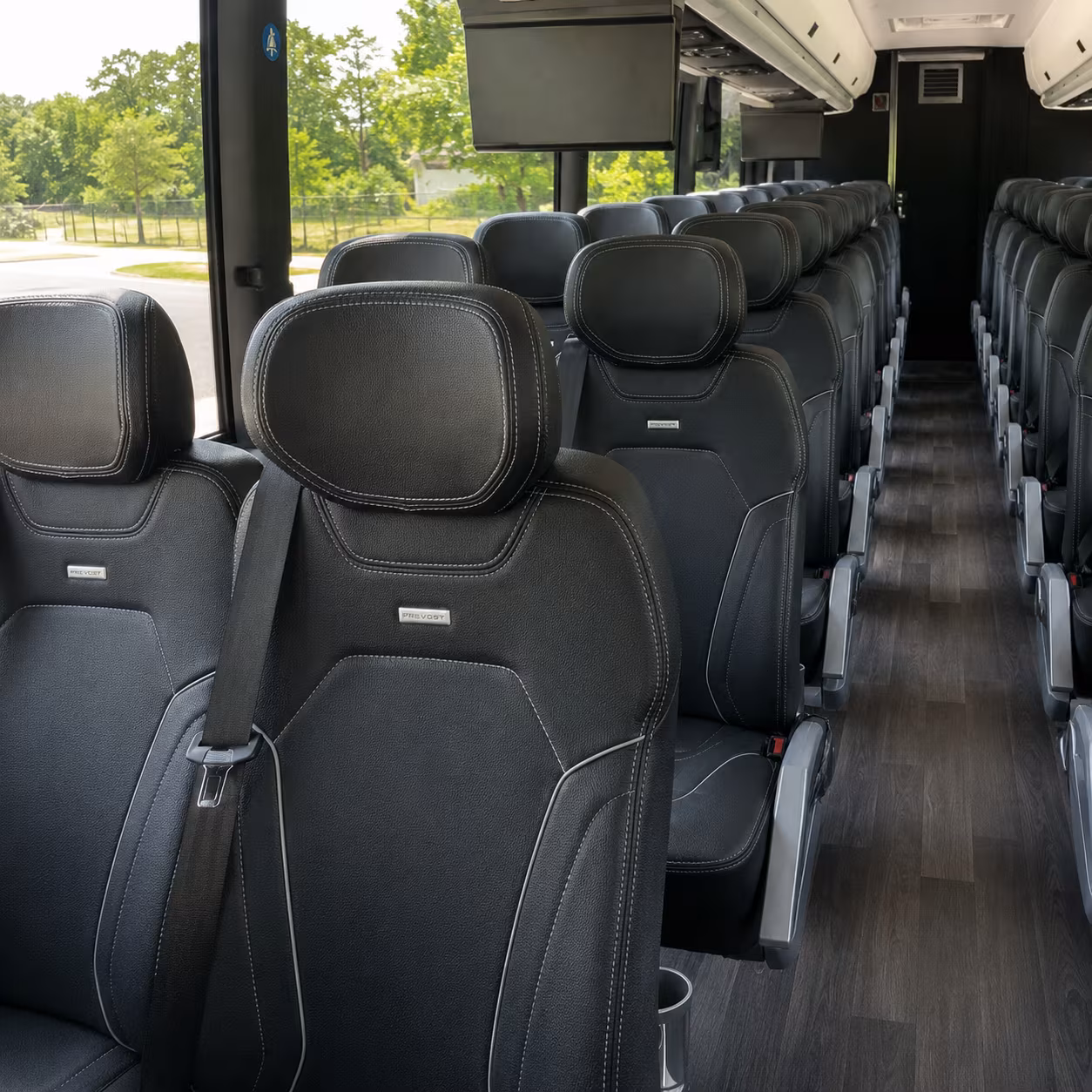 sterling heights corporate transportation onboard seating