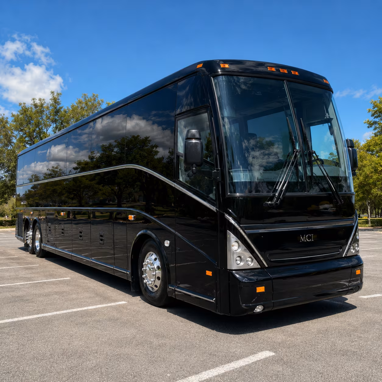sterling heights government military charter bus rental
